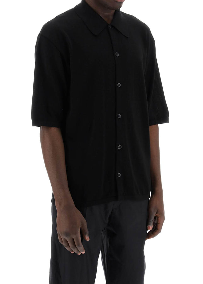 Lemaire short-sleeved knit shirt for