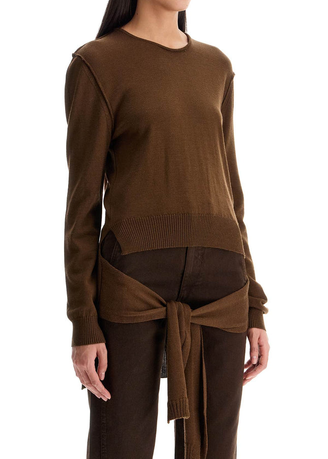 Lemaire knit sweater with tieable