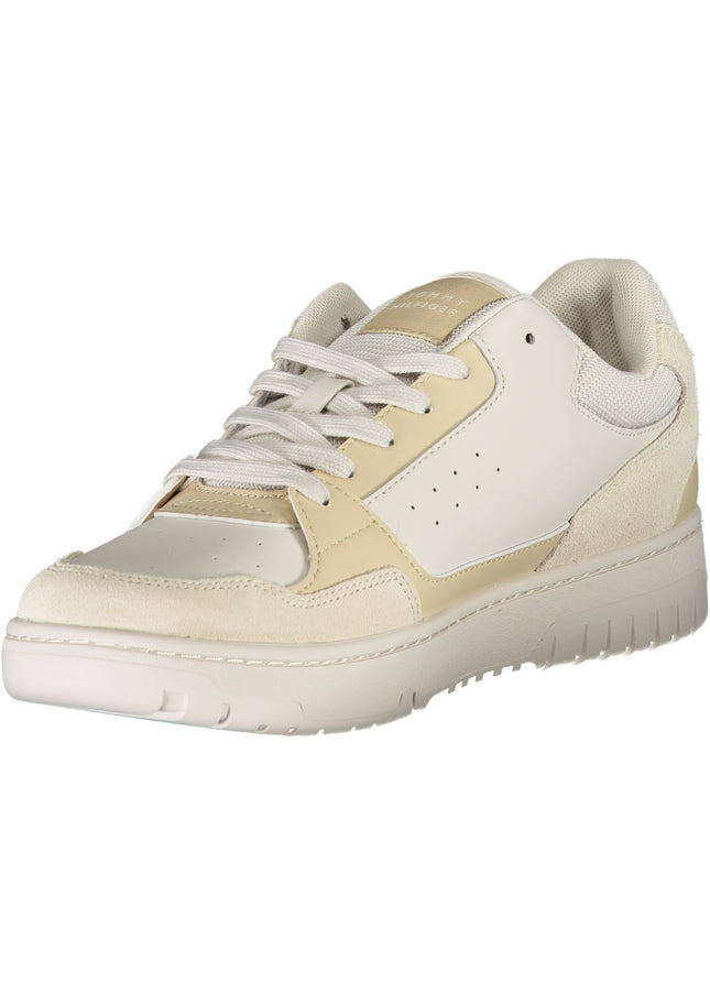 TOMMY HILFIGER BEIGE MEN'S SPORTS SHOES-Sneakers-TOMMY HILFIGER-Urbanheer