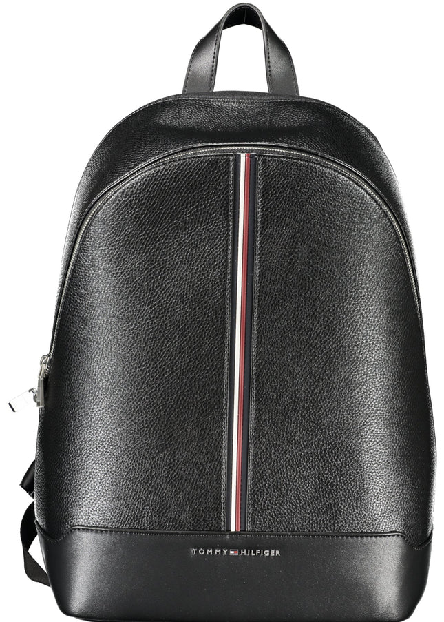 TOMMY HILFIGER MEN'S BLACK BACKPACK-0