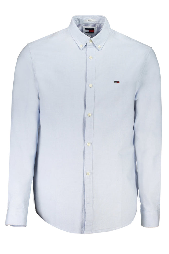 TOMMY HILFIGER MEN'S BLUE LONG SLEEVE SHIRT-0