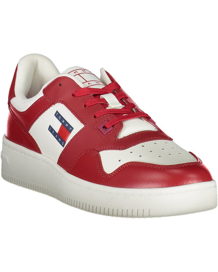 TOMMY HILFIGER MEN'S RED SPORTS SHOES-Sneakers-TOMMY HILFIGER-Urbanheer