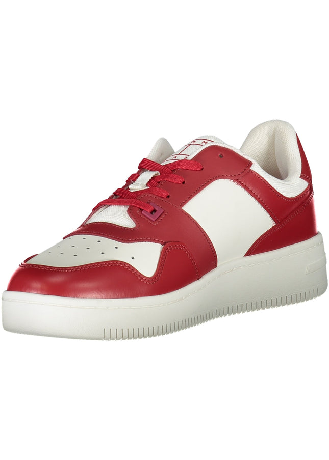 TOMMY HILFIGER MEN'S RED SPORTS SHOES-Sneakers-TOMMY HILFIGER-Urbanheer