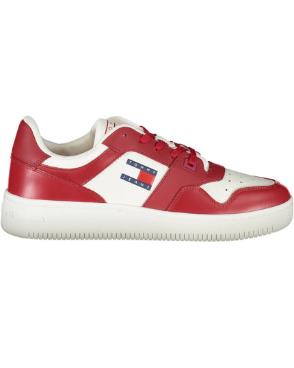 TOMMY HILFIGER MEN'S RED SPORTS SHOES-Sneakers-TOMMY HILFIGER-Urbanheer