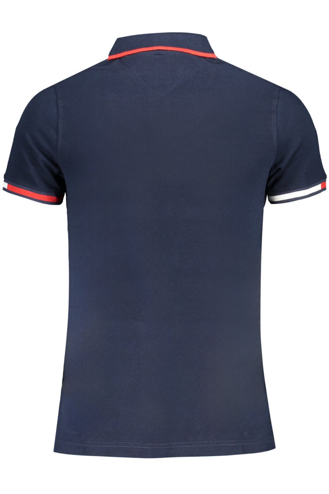 TOMMY HILFIGER MEN'S SHORT SLEEVED POLO SHIRT BLUE-1