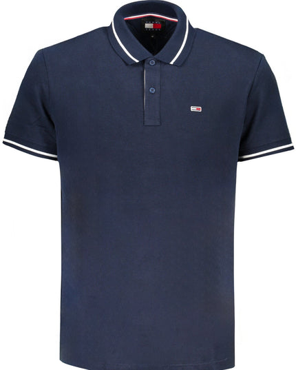 TOMMY HILFIGER MEN'S SHORT SLEEVED POLO SHIRT BLUE-0