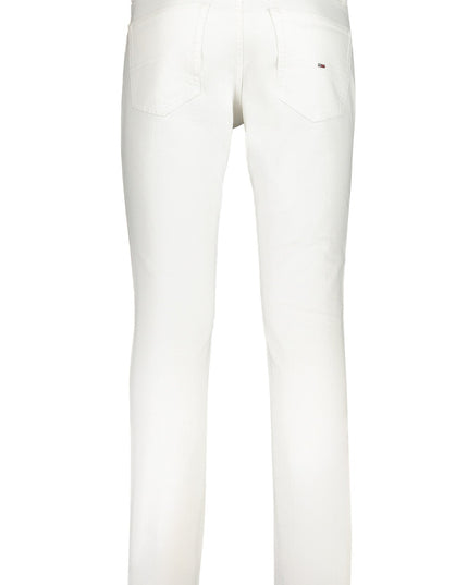 TOMMY HILFIGER MEN'S WHITE DENIM JEANS-1