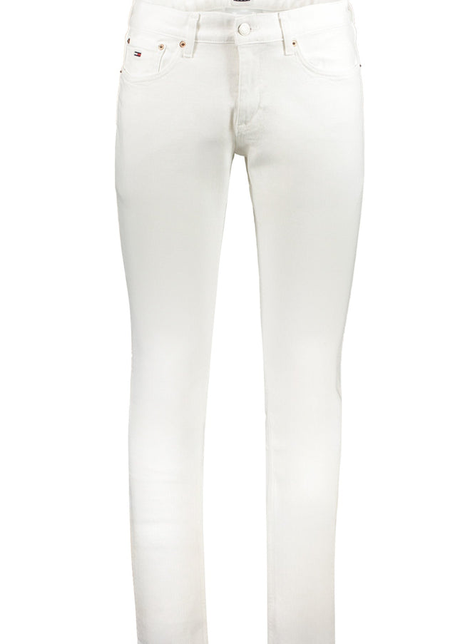 TOMMY HILFIGER MEN'S WHITE DENIM JEANS-0