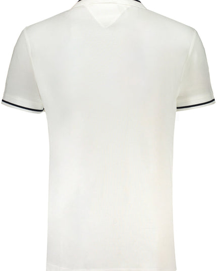 TOMMY HILFIGER MEN'S WHITE SHORT SLEEVED POLO SHIRT-1