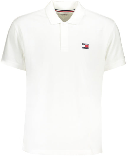 TOMMY HILFIGER MEN'S WHITE SHORT SLEEVED POLO SHIRT-0