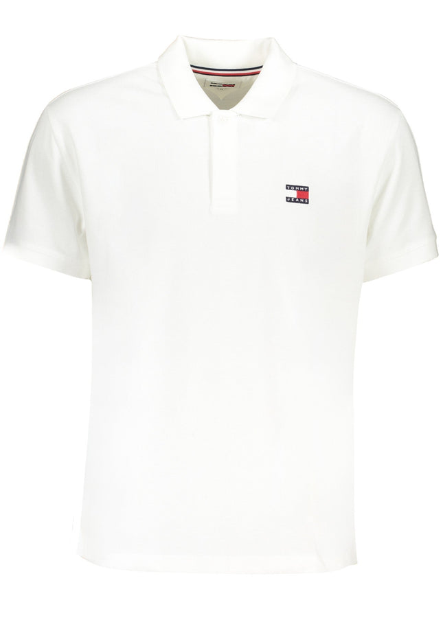 TOMMY HILFIGER MEN'S WHITE SHORT SLEEVED POLO SHIRT-0