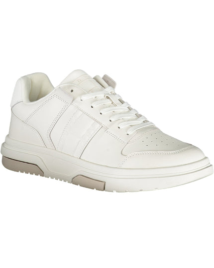 TOMMY HILFIGER MEN'S WHITE SPORTS SHOES-Sneakers-TOMMY HILFIGER-Urbanheer