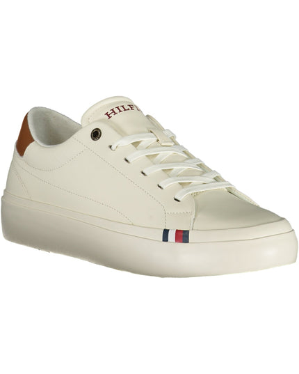 TOMMY HILFIGER MEN'S WHITE SPORTS SHOES-Sneakers-TOMMY HILFIGER-Urbanheer