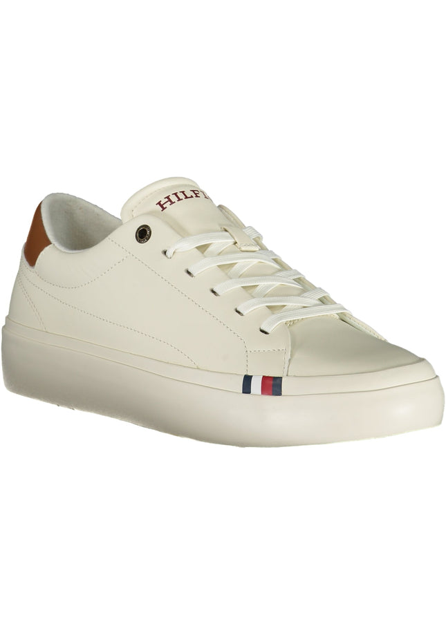 TOMMY HILFIGER MEN'S WHITE SPORTS SHOES-Sneakers-TOMMY HILFIGER-Urbanheer