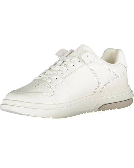 TOMMY HILFIGER MEN'S WHITE SPORTS SHOES-Sneakers-TOMMY HILFIGER-Urbanheer