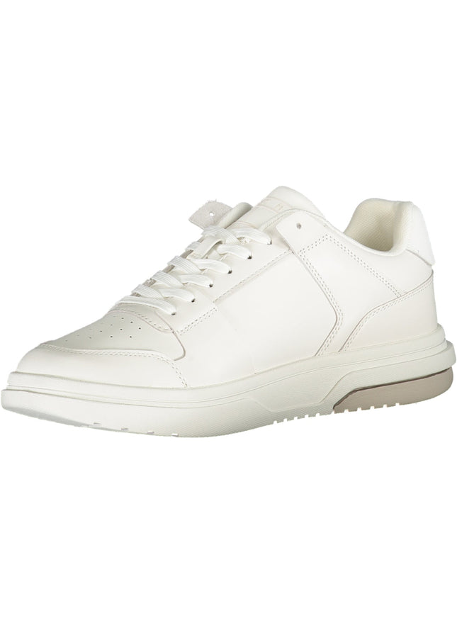 TOMMY HILFIGER MEN'S WHITE SPORTS SHOES-Sneakers-TOMMY HILFIGER-Urbanheer