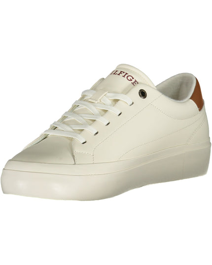 TOMMY HILFIGER MEN'S WHITE SPORTS SHOES-Sneakers-TOMMY HILFIGER-Urbanheer