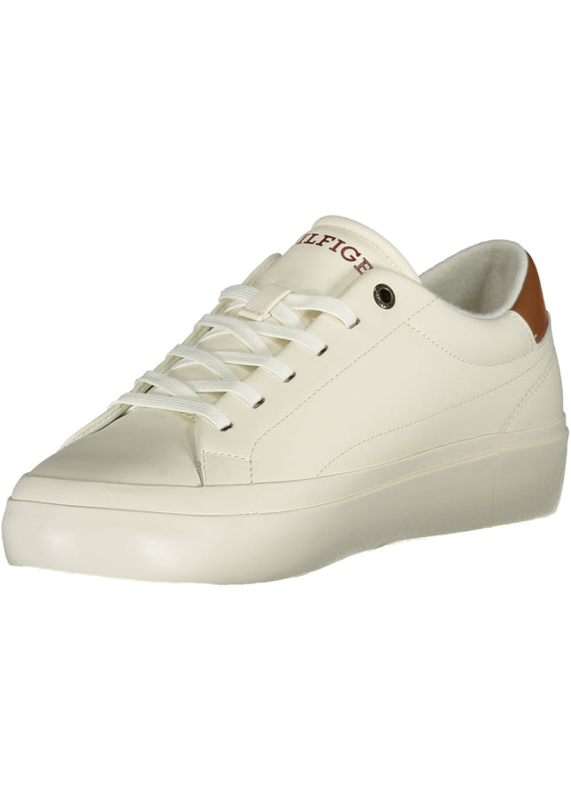 TOMMY HILFIGER MEN'S WHITE SPORTS SHOES-Sneakers-TOMMY HILFIGER-Urbanheer