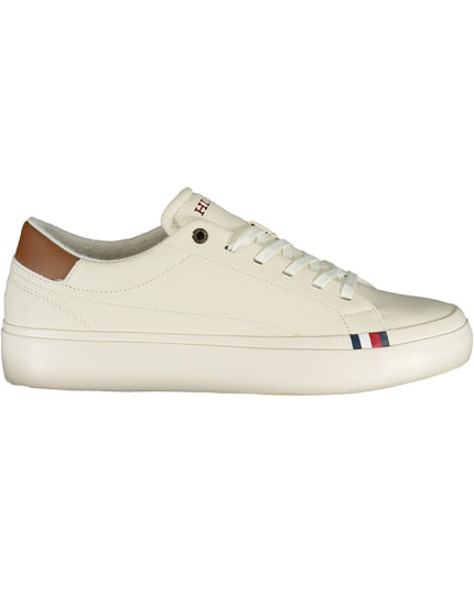 TOMMY HILFIGER MEN'S WHITE SPORTS SHOES-Sneakers-TOMMY HILFIGER-Urbanheer