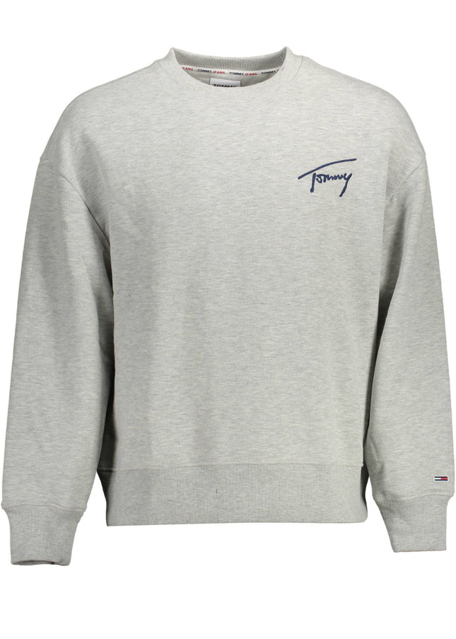 TOMMY HILFIGER SWEATSHIRT WITHOUT ZIP MAN GRAY-0