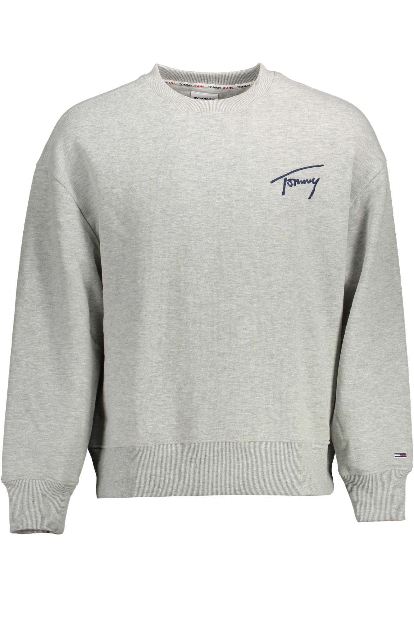 TOMMY HILFIGER SWEATSHIRT WITHOUT ZIP MAN GRAY-0