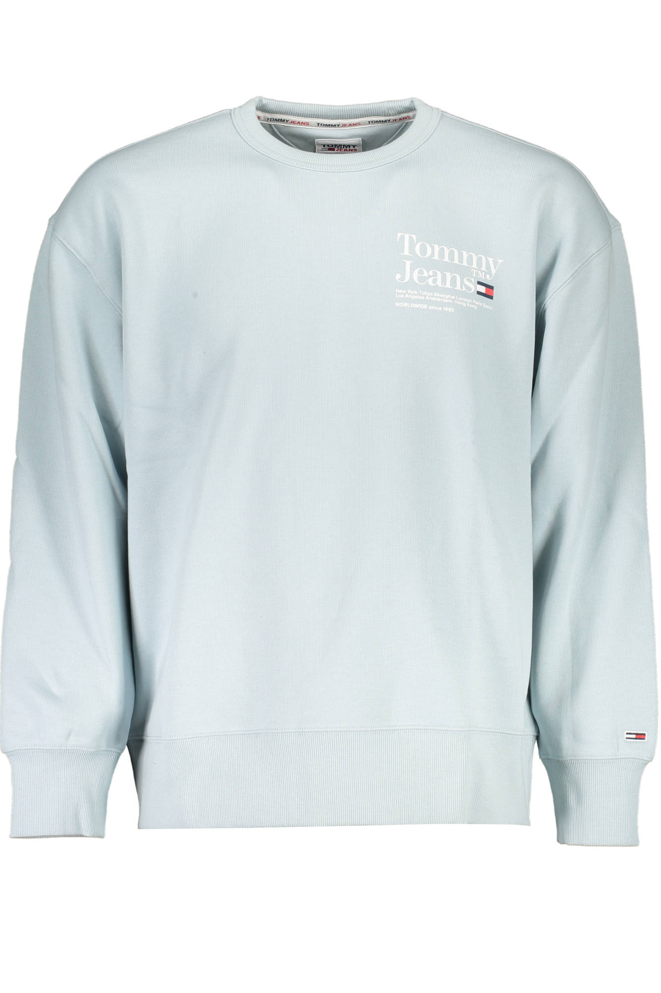 TOMMY HILFIGER SWEATSHIRT WITHOUT ZIP MAN LIGHT BLUE-0