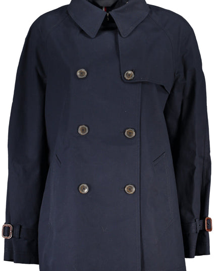 TOMMY HILFIGER WOMEN'S BLUE TRENCH COAT-0