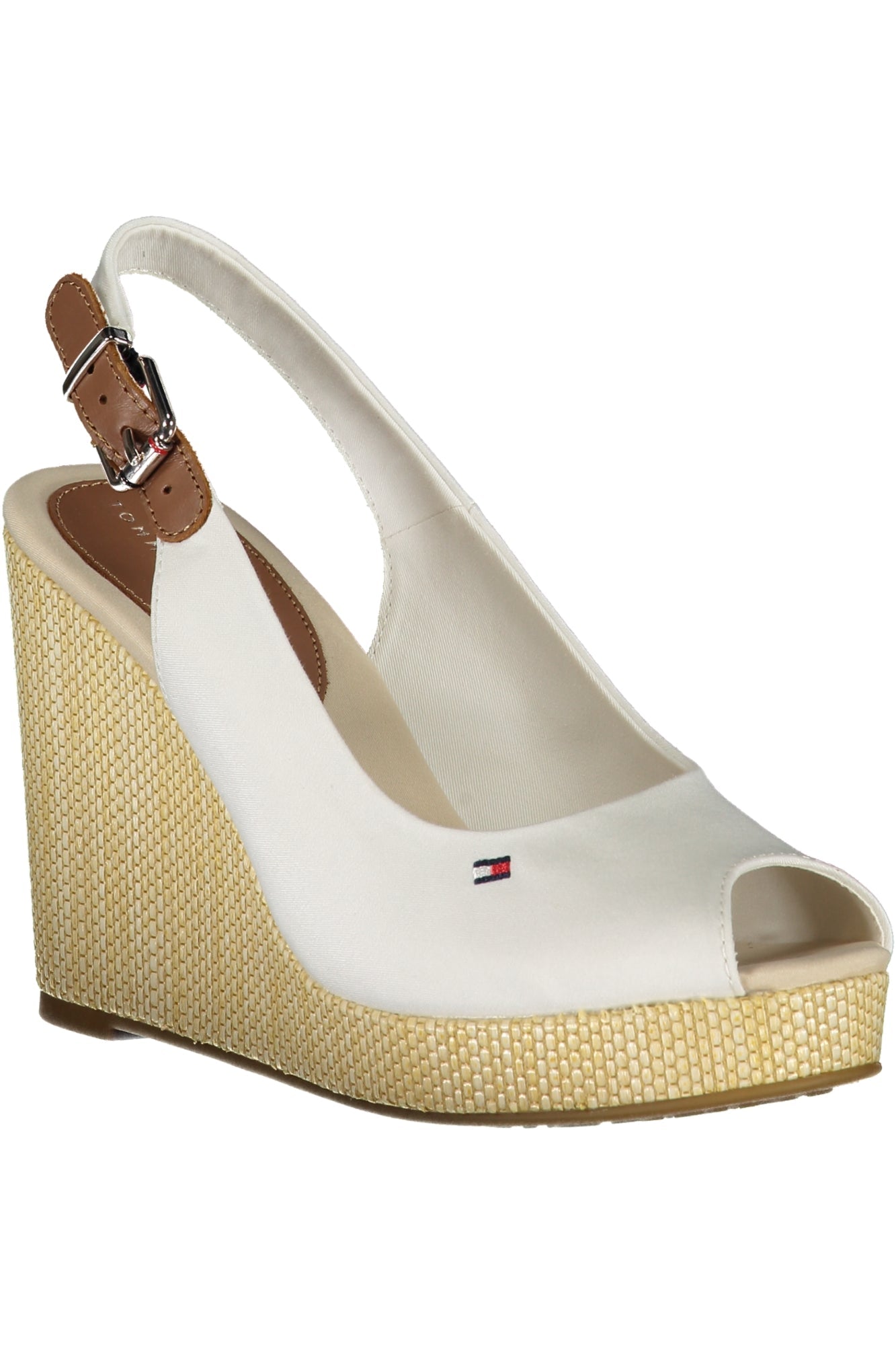 TOMMY HILFIGER WOMEN'S WHITE SANDAL FOOTWEAR-1