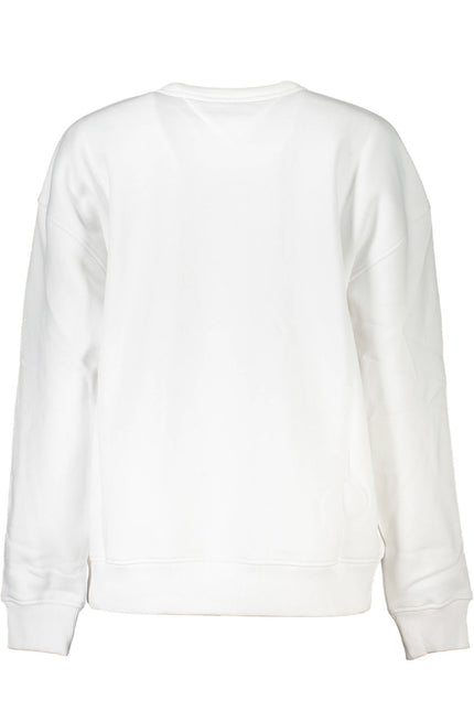 TOMMY HILFIGER WOMEN'S WHITE SWEATSHIRT WITHOUT ZIP-1