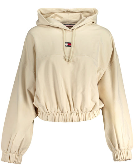 TOMMY HILFIGER WOMEN'S ZIPLESS SWEATSHIRT BEIGE-0