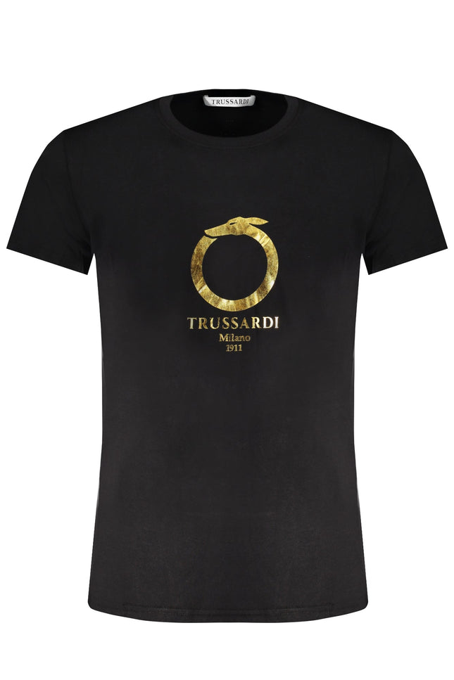 TRUSSARDI MEN'S SHORT SLEEVE T-SHIRT BLACK-0