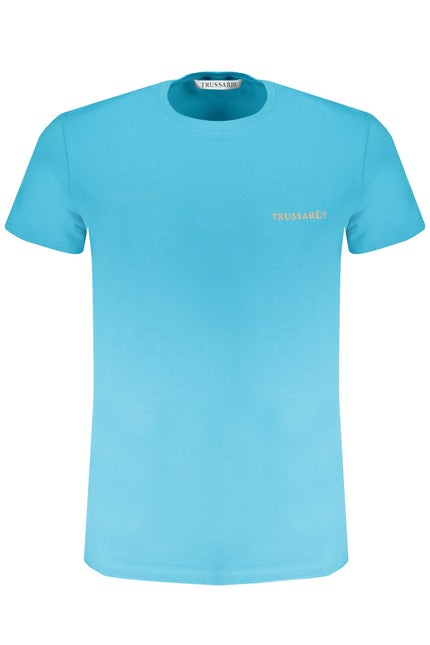 TRUSSARDI MEN'S SHORT SLEEVE T-SHIRT BLUE-0