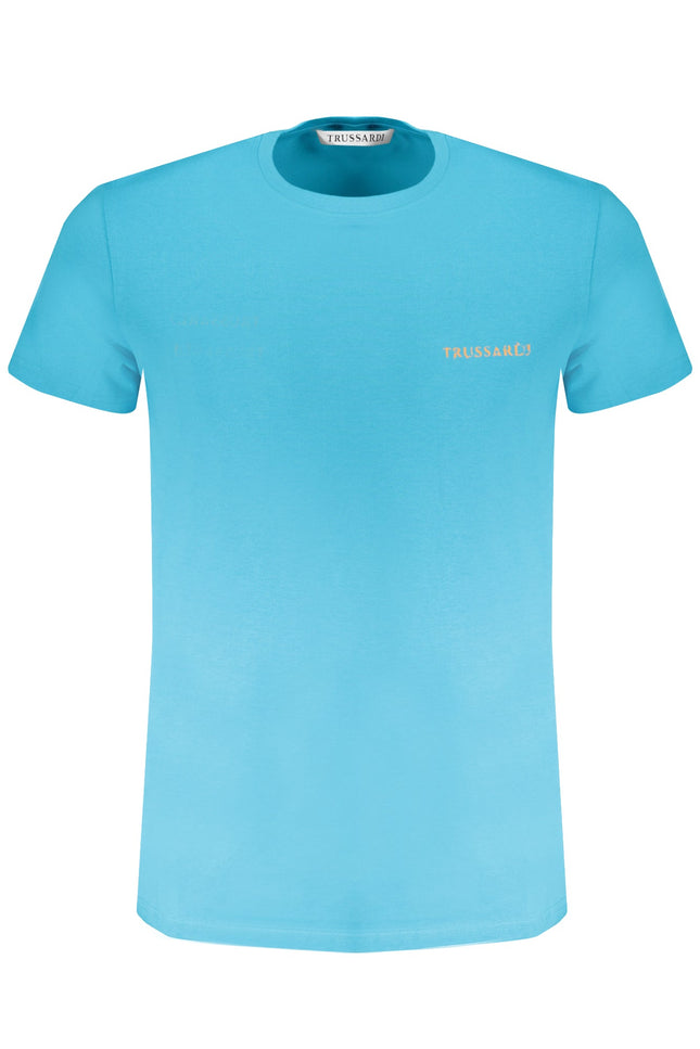 TRUSSARDI MEN'S SHORT SLEEVE T-SHIRT BLUE-0