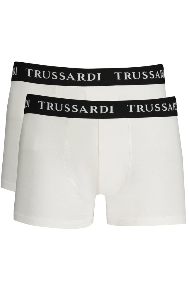 TRUSSARDI MEN'S WHITE BOXER-0
