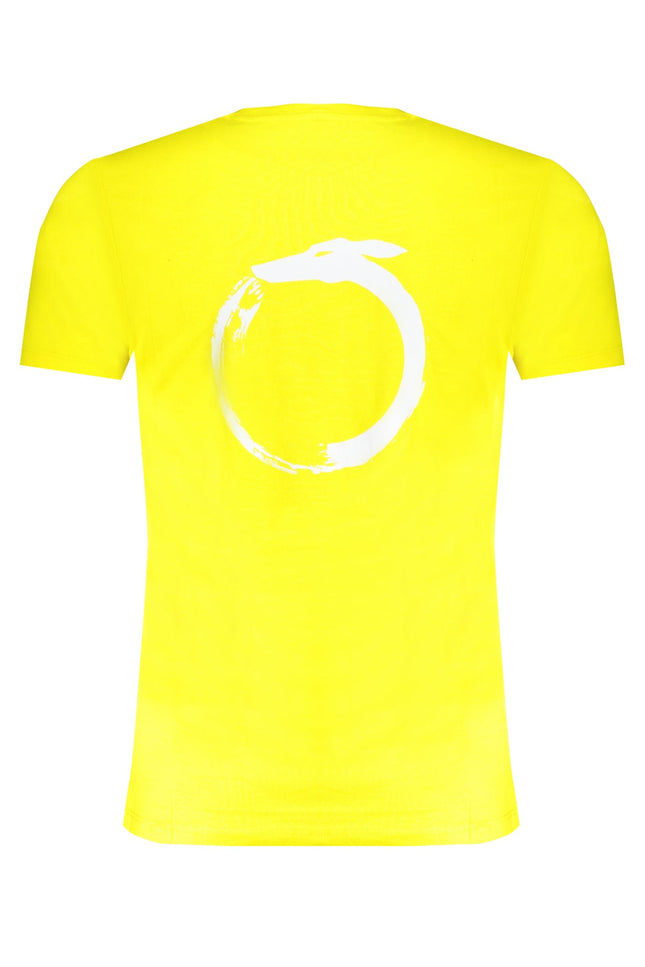 TRUSSARDI YELLOW MEN'S SHORT SLEEVED T-SHIRT-1