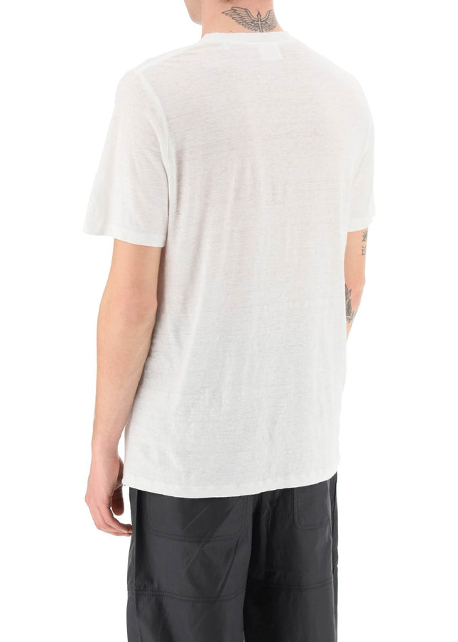 Marant karman linen logo t-shirt