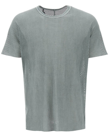 Boris bidjan saberi cotton perforated t-shirt-T-Shirt-BORIS BIDJAN SABERI-S-Urbanheer