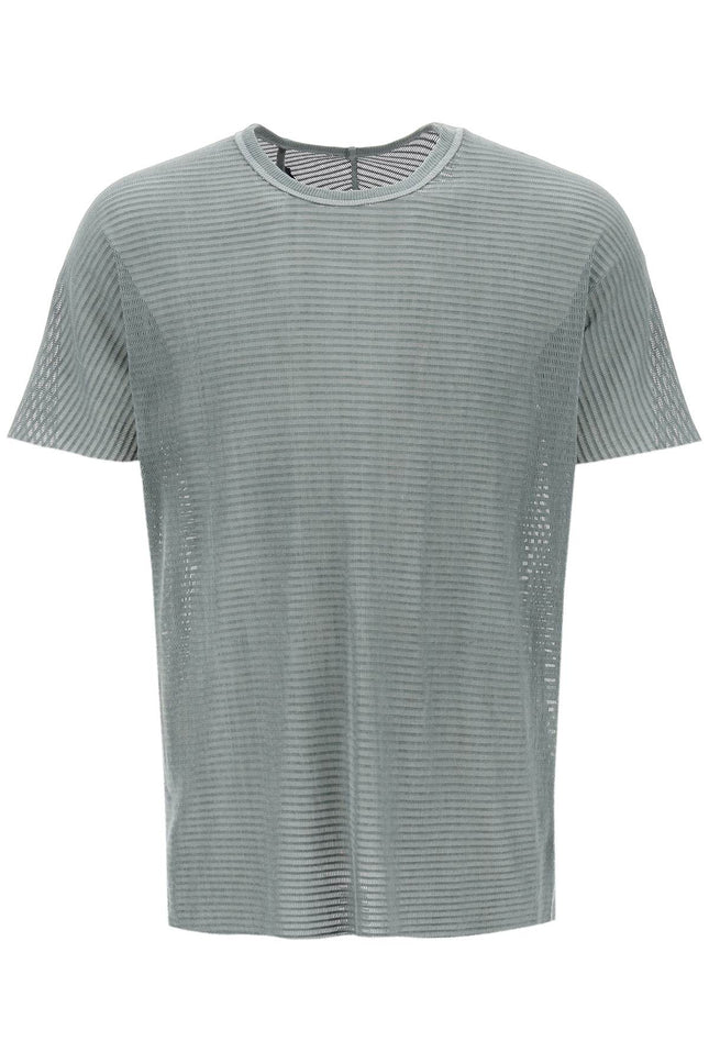 Boris bidjan saberi cotton perforated t-shirt-T-Shirt-BORIS BIDJAN SABERI-S-Urbanheer