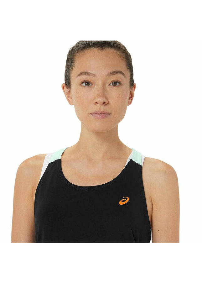 Tank Top Women Asics Court Black-5