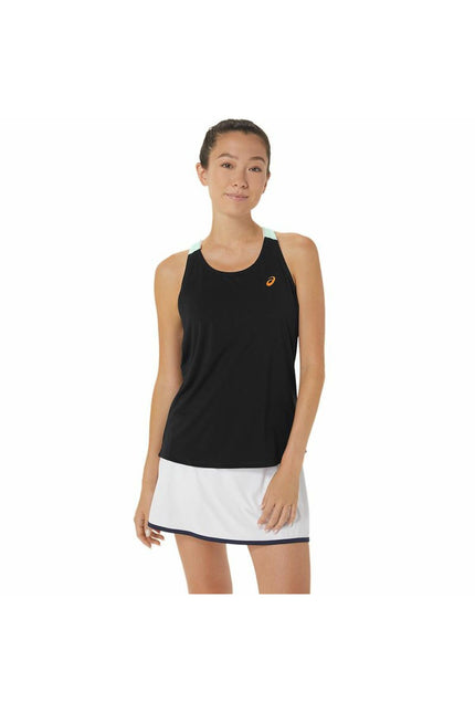 Tank Top Women Asics Court Black-0