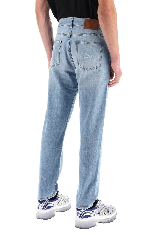 Tapered Jeans With Medium Wash-men > clothing > jeans > jeans-Valentino GARAVANI-Urbanheer