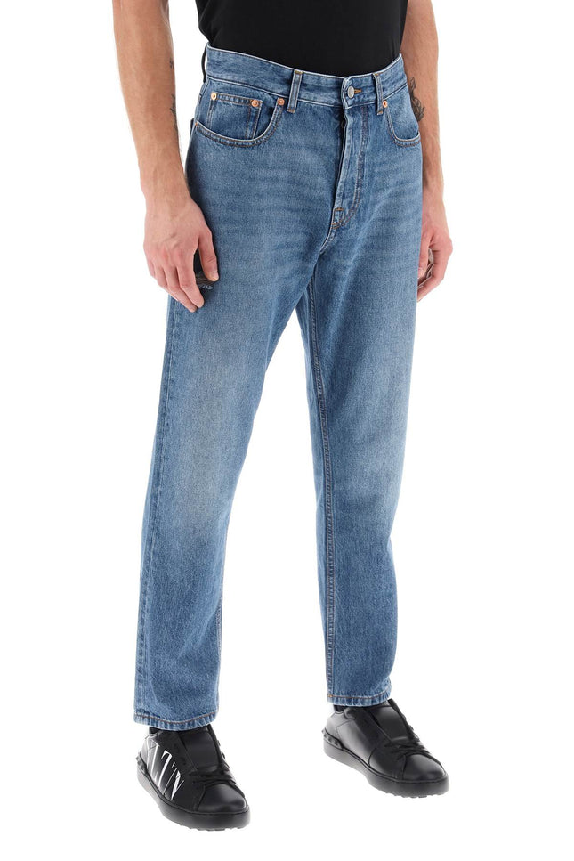 Tapered Jeans With Medium Wash-men > clothing > jeans > jeans-Valentino GARAVANI-Urbanheer