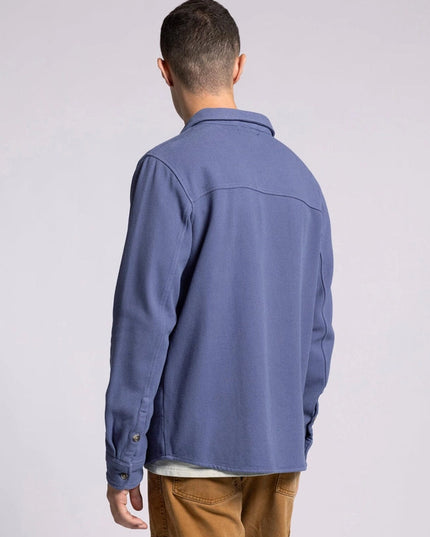 Tate Jacket - Cotton Button Front Layer  NIGHTSHADE