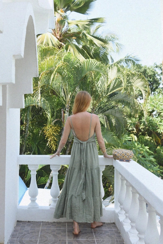 The Alma Dress // Sage