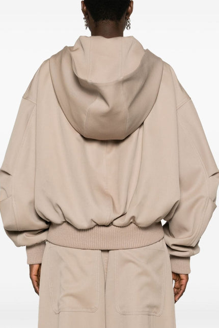 The Attico Coats Beige