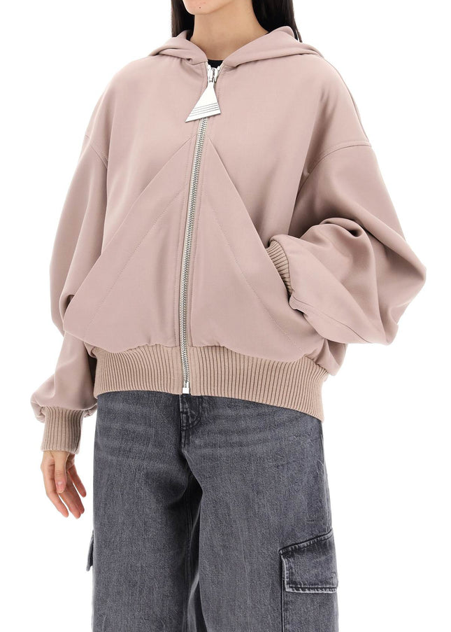 The Attico oversized hooded bomber jacket