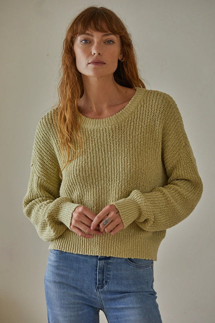 The Elieen Pullover Pistachio