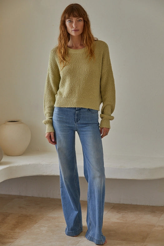 The Elieen Pullover Pistachio