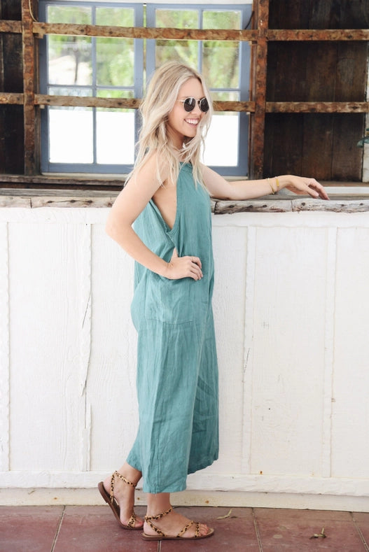 The Linen Overall // Lagoon