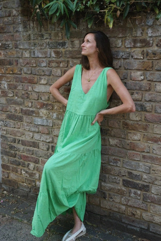 The Sicily Dress // Lime